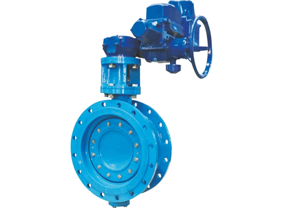 Soft Sealing Double Eccentric Flange Butterfly Valve 1